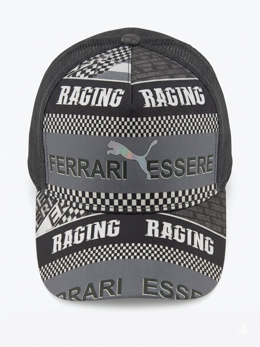 GORRA FERRARI GRAPHIC CAP COLOR NEGRO