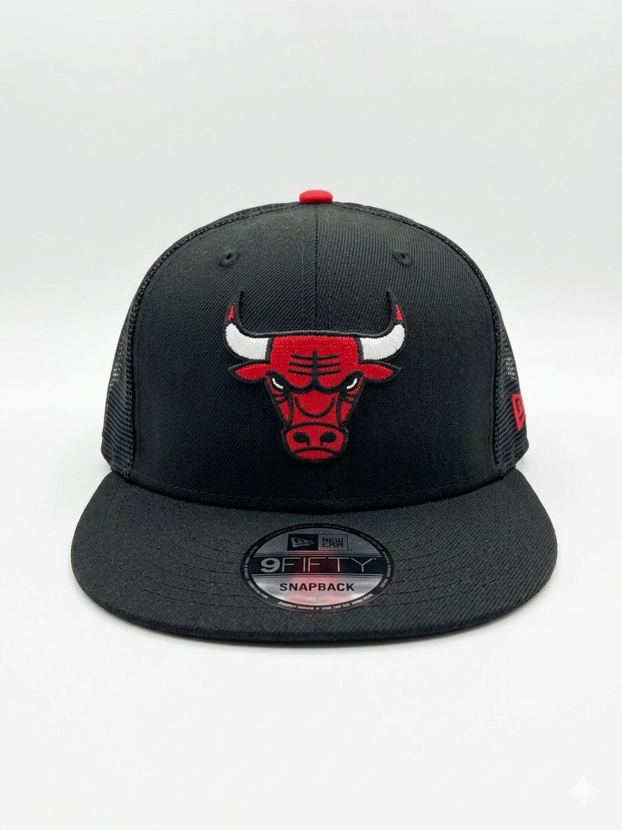 GORRA CHICAGO BULLS NEW ERA 9FIFTY SNAPBACK COLOR NEGRO
