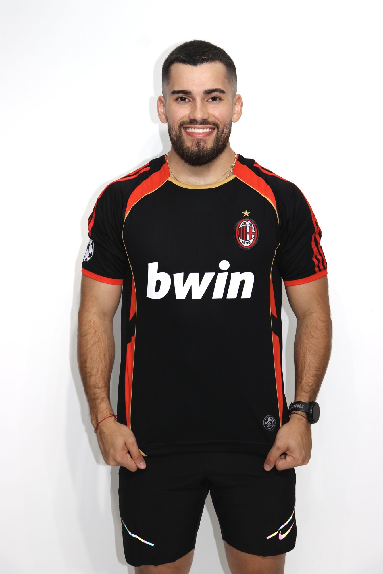 Camisa de AC Milán Alternativa año 2007 dorsal de Kaka